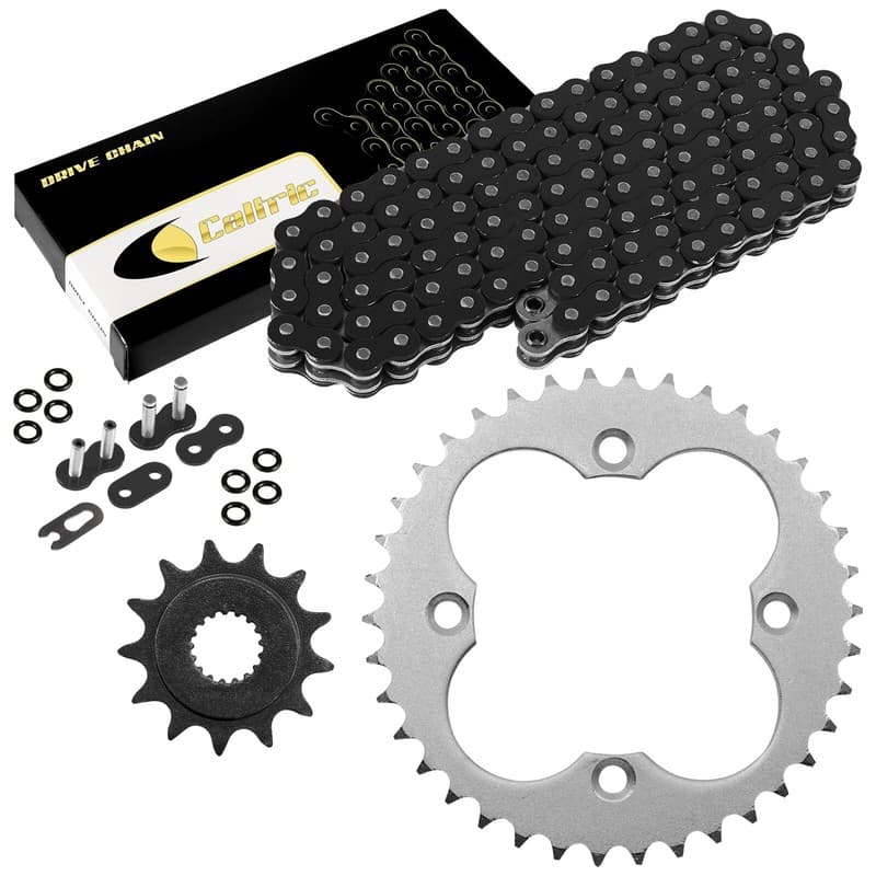 Black O-Ring Drive Chain & Sprockets Kit for Honda TRX450R TRX450ER 2006-2014