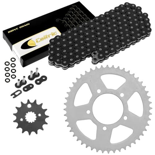 Black O-Ring Drive Chain & Sprockets Kit for Suzuki VZ800 Marauder 800 1997-04