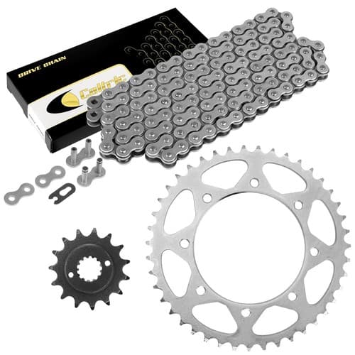 Drive Chain & Sprocket Kit for Kawasaki KLR650 Kl650A Kl650E 1990-2016