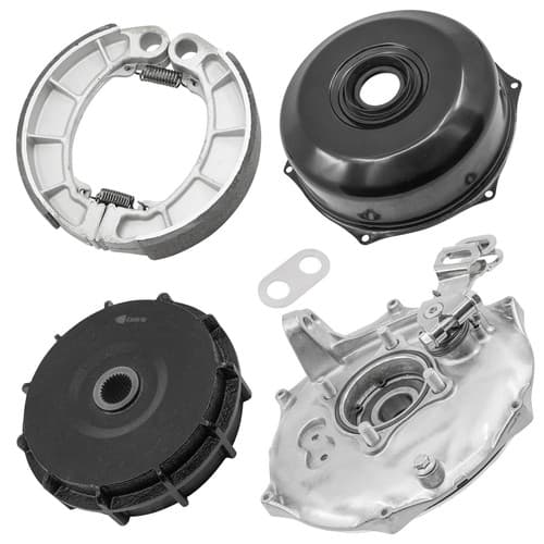 43010-HR3-A20 Rear Brake Panel & Drum For Honda Rancher 420 TRX420 2014-2026