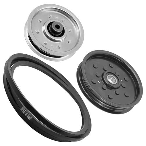 Deck Tension Arm & Idler Pulley w/ Belt For John Deere X360 X500 X520 X530 X534
