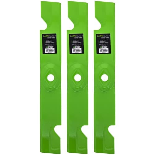 LawnRAZOR Blade Exmark Lazer Z AC 60 Inch Deck 109-6463 Notched High Lift 3 Pack