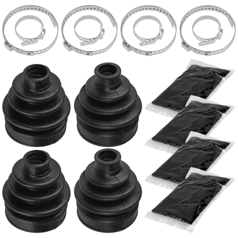 2 Front Axle Inner Outer CV Boot Kit for Yamaha Big Bear 400 YFM400FB 2007-12