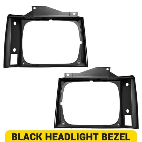 Headlight Door Bezel LH&RH For Chevrolet S10 Blazer & GMC S15 Jimmy 1982-1990