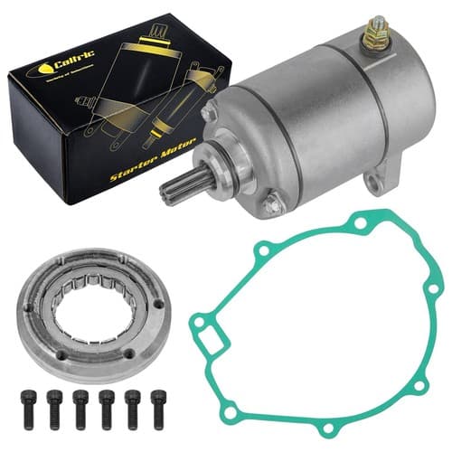 Starter & Clutch Bearing for Honda TRX350TE Rancher Es 350 2000-2006 W/Gasket