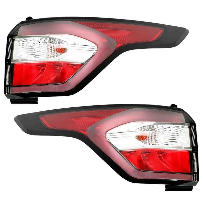 Pair Brake Lamps Tail Lights For 2017-2019 Ford Escape Kuga Halogen Left+Right