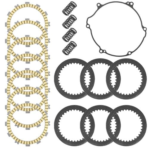 Caltric Clutch Friction and Steel Plates Kit for Kawasaki KX125 KX 125 1994-1996