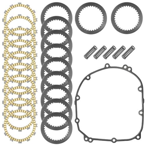 Clutch Friction w/ Steel Plates Gasket kit for Kawasaki Z1000 ZR1000 2010 - 2015