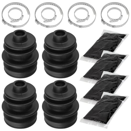 2 Rear Axle Inner And Outer CV Boot Kit for Arctic Cat 300 2X4 4X4 1998-2001
