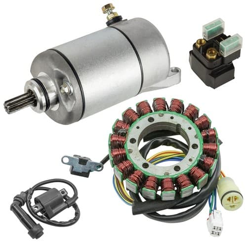 Stator for Yamaha Bruin 350 2004 2005 2006 Starter Solenoid Ignition Coil Atv