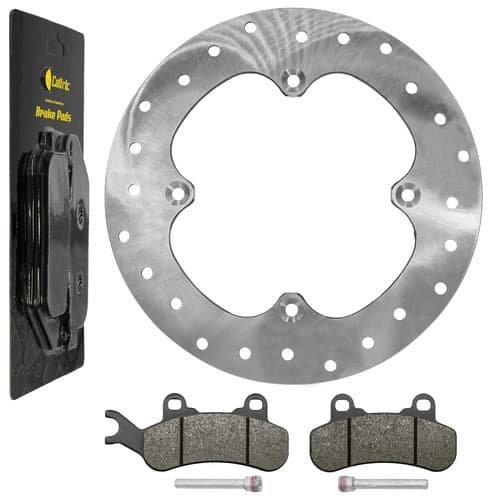 Front Brake Disc Rotor w/Brake Pad for Can-Am Canam Maverick X3 MAX Turbo 21-25