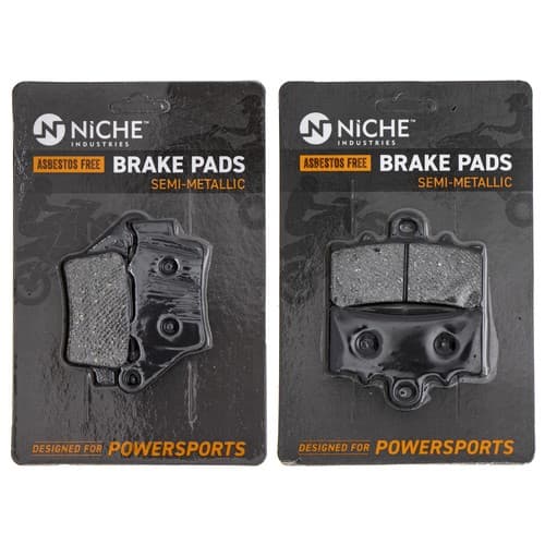 NICHE Brake Pad Set for KTM 390 Duke RC 90113090000 Front Rear Semi-Metallic