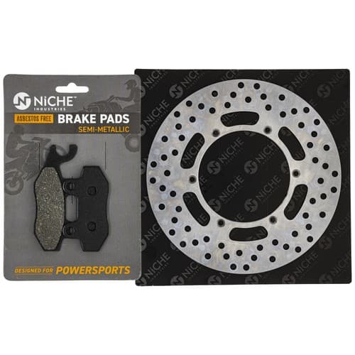 NICHE Front Brake Pad Kit for Suzuki DR350SE 59221-28C00 Semi-Metallic