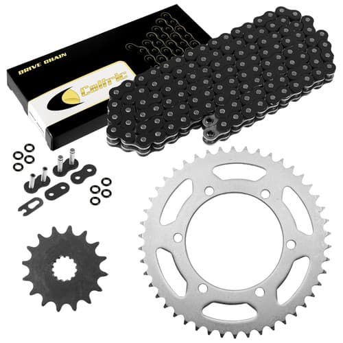 Black O-Ring Drive Chain & Sprocket Kit for Suzuki GSX-R600 GSXR600 1998-2000