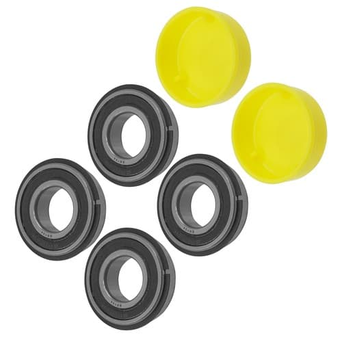 Caltric AM102888 M96706 Front or Rear Wheel Ball Bearing w/Cap For John Deere