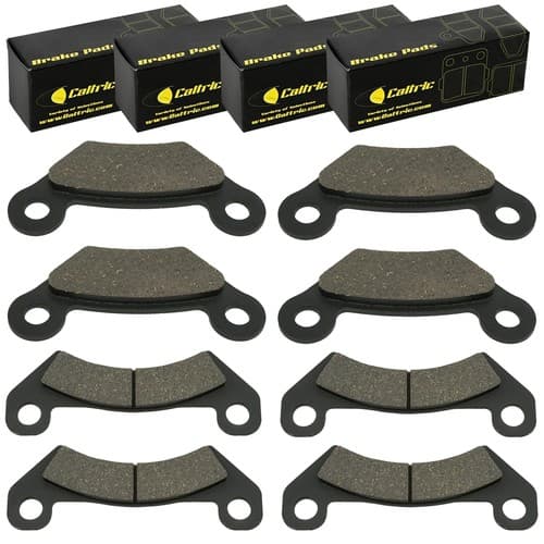 Caltric Front & Rear Brake Pads For John Deere Gator XUV 825i 825M 855M S4