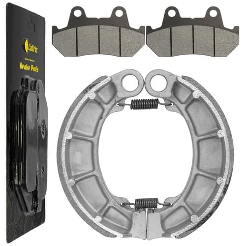Front Brake Pads & Rear Brake Shoes for Honda VF500C V30 Magna 500 1984 1985