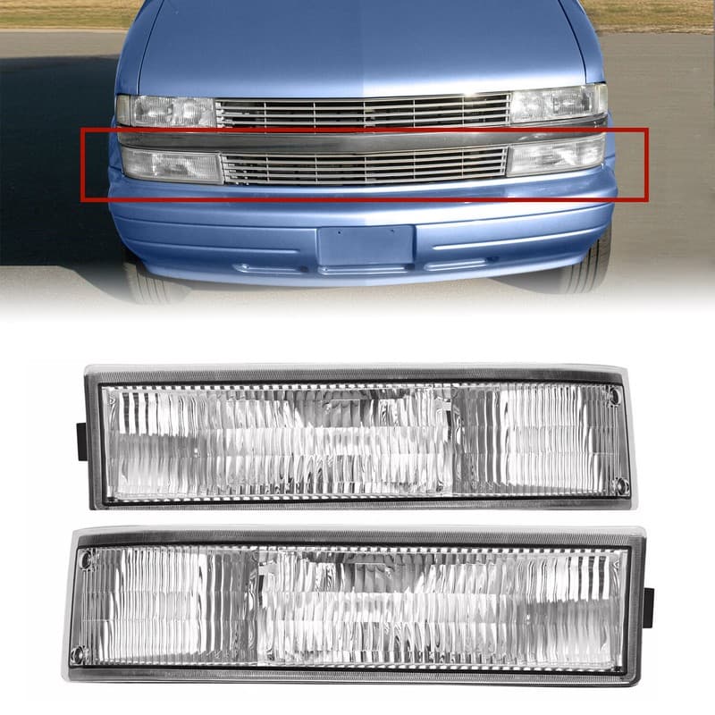 2X Corner Parking Lights For Chevy Astro Van & GMC Safari 95-05 Side Marker Lamp