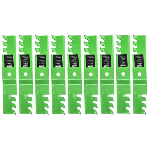 LawnRAZOR Deck Toothed Blade for Craftsman Z8200 02005017-X 942-04417-X 9-Pack
