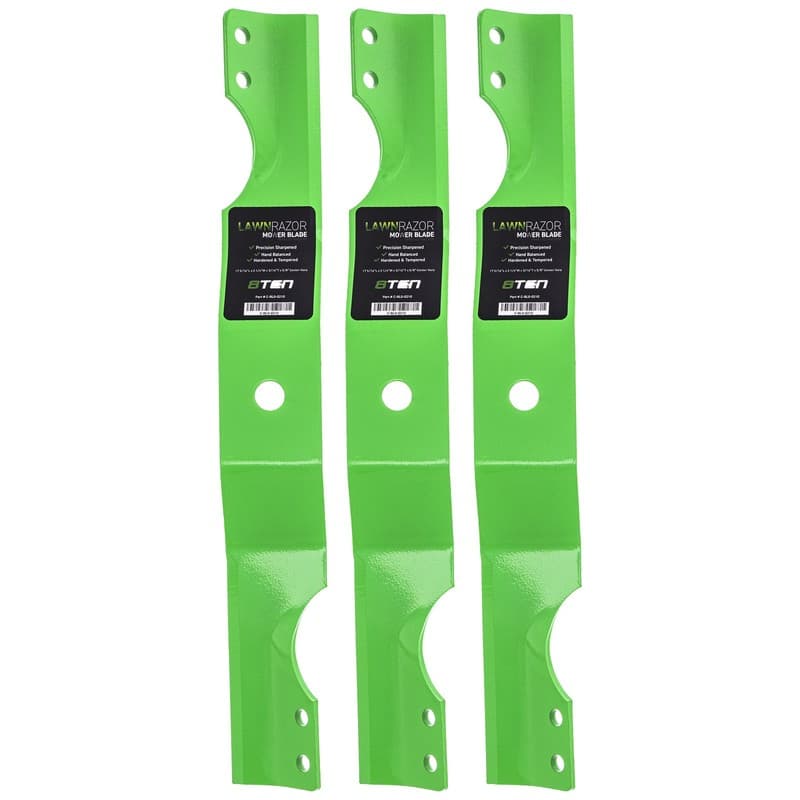 LawnRAZOR Notched Medium Lift Mower Blade for Ariens Zoom 50 03971900 3-Pack