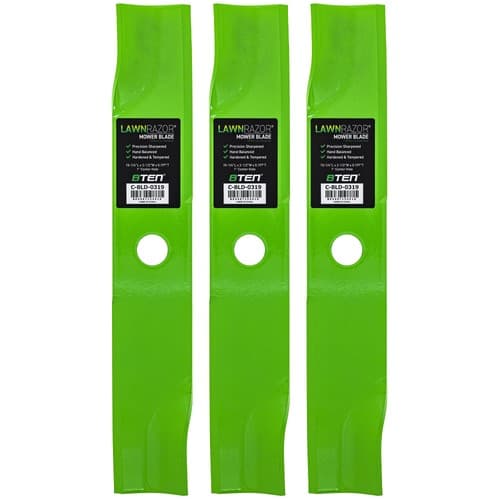 LawnRAZOR Blade Exmark Lazer Z CT HP 44 Inch Deck 103-6380-S High Lift 3 Pack