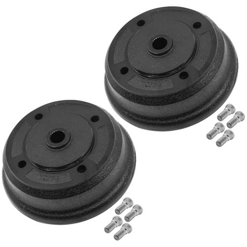 2 Front Brake Drum Wheel Hub fits Kawasaki Mule 3010 KAF620 KAF950 2001 - 2008