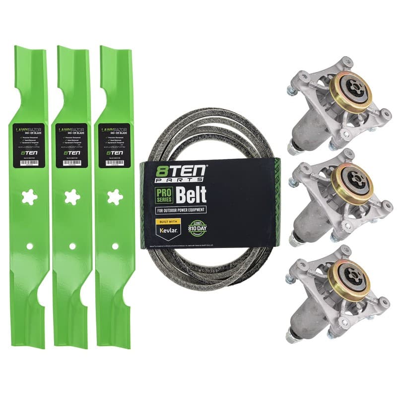 8TEN Blade Spindle Belt Kit for Husqvarna GT2254 GTH2654 54 Inch 532187254