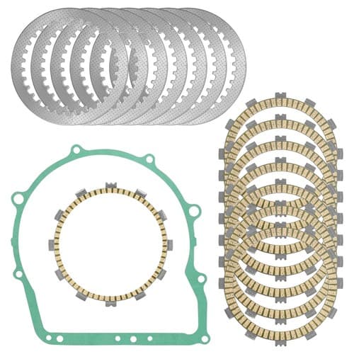 Clutch Friction Plates And Gasket Kit for Yamaha XVZ1200 Venture 1200 1983 1984