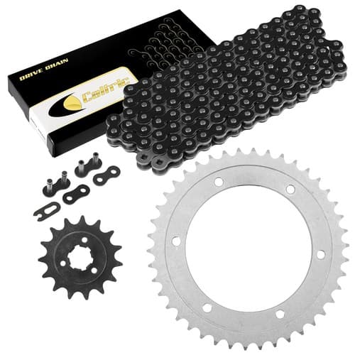 Black Drive Chain And Sprocket Kit for Suzuki DR650SE 1996-2018