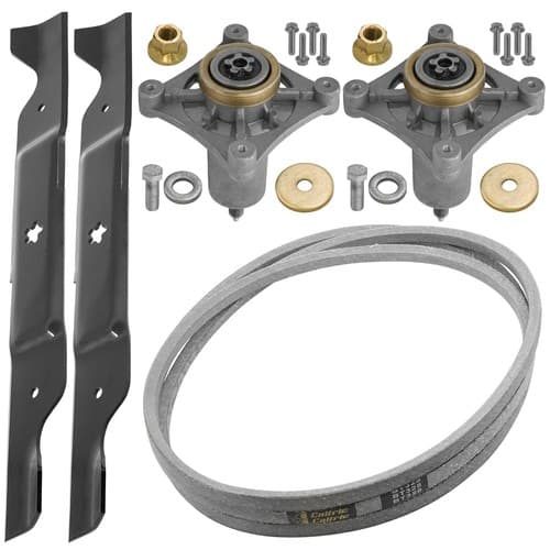 46" Deck Spindle Blade Belt Kit For Husqvarna 405380 405143 187292 192870