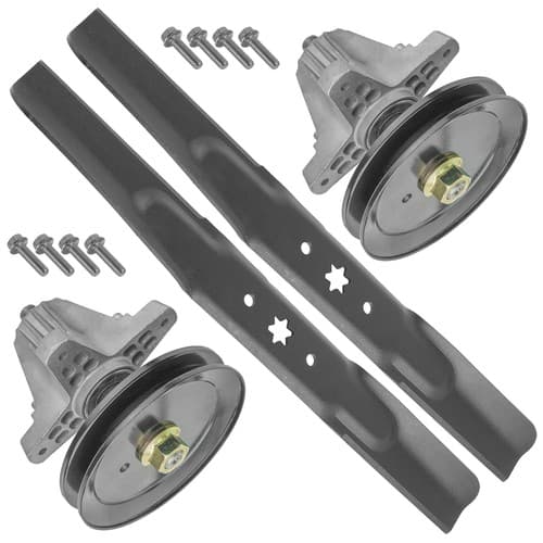 Spindle w/Blade For Troy-Bilt 13AK78BS011 13AL78BS023 13AL78BS223 Bronco 42"