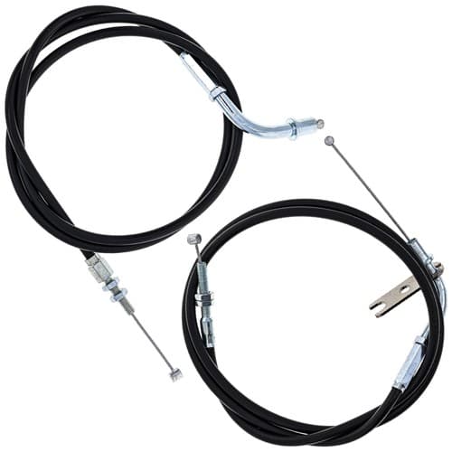 NICHE Push Pull Throttle Cable Set Kawasaki EN450 454 LTD 54012-1264 54012-1265