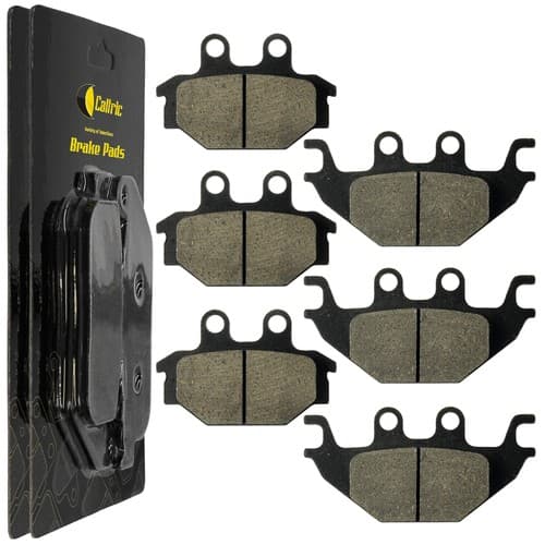Caltric Front and Rear Brake Pads for Kawasaki KVF300 Brute Force 300 2012-2025