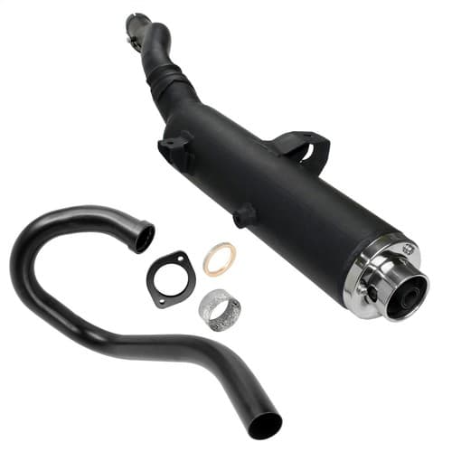 Exhaust Muffler and Pipe w/ Gaskets fits Yamaha Raptor 350 YFM350R 2004 - 2013
