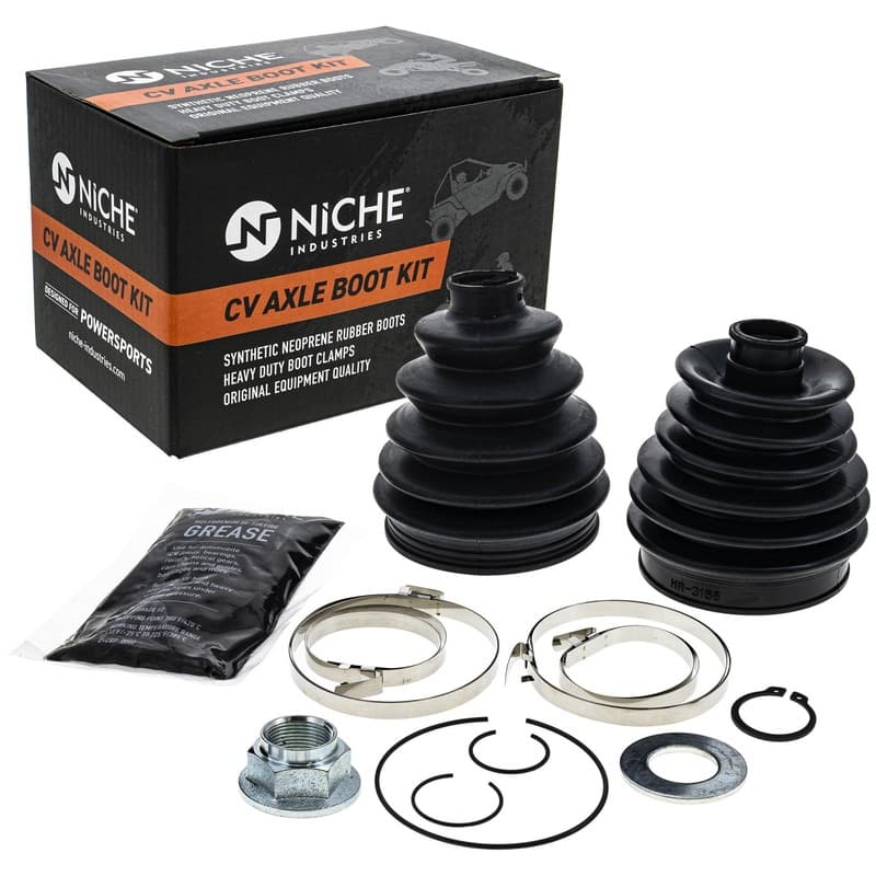 NICHE Front CV Axle Boot Kit for Yamaha Wolverine RMAX2 RMAX4 1000 R-Spec