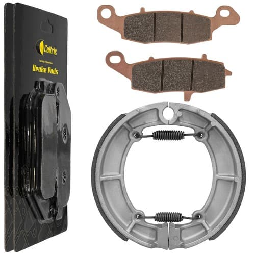 Front Brake Pads Rear Brake Shoes for Kawasaki Vulcan 800 Classic VN800B 1996-05