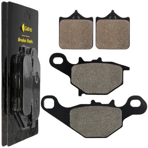 Caltric Front and Rear Brake Pads for Suzuki RM85 RM85L 2002 2003 2004