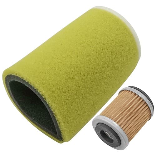 Caltric Air And Oil Filter For Yamaha Big Bear 350 YFM350FW 4x4 2x4 1986-1999
