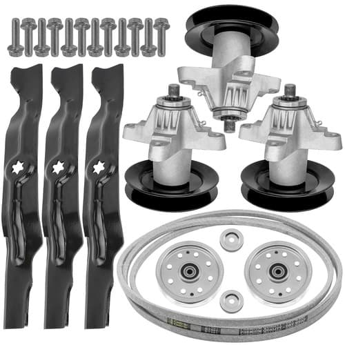 Spindle & Blade w/ Belt & Pulley for Troy-Bilt 17BF2ACP211 17BF2ACP011 50"