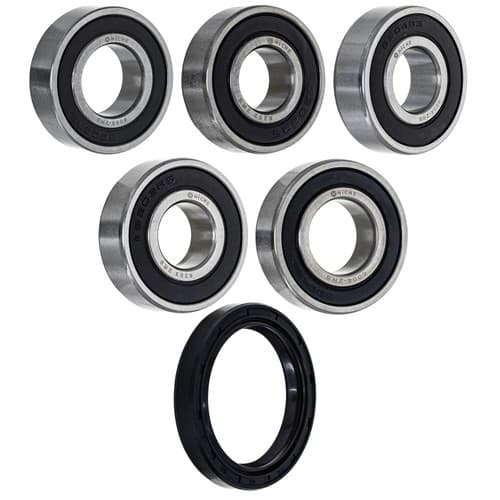 NICHE Wheel Bearing Seal Kit for Kawasaki KLR650 6004-2RS 6203-2RS 6202-2RS