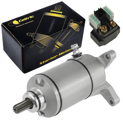 Starter & Relay Solenoid for Suzuki Ozark 250 LTF250 LT-F250 2003-2014 Atv