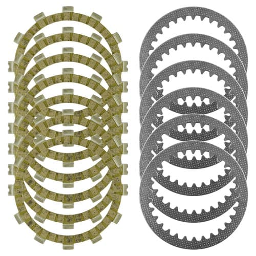 Clutch Friction Steel Plates For Suzuki LT-4WD 87-97 / LT-F250 1988-09 2012-14