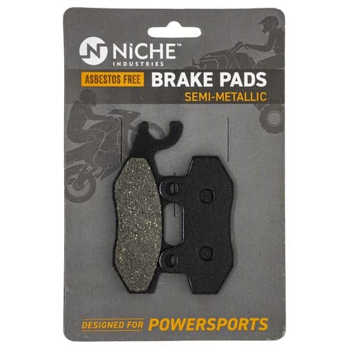NICHE Brake Pad Set for Yamaha 5TG-W0045-10 Can-Am 715500336 Front Semi-Metallic