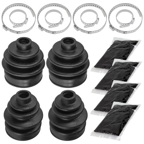 2 Front Axle Outer Inner CV Boot Kit for Honda TRX650FA Rincon 650 4X4 2003-2005