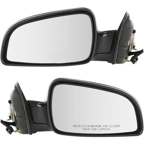 Power Mirror For 2008-2012 Chevrolet Malibu Paintable Manual Folding Set Of 2