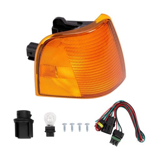 Passenger Side Turn Signal Light Corner Lamp For Peterbilt 375 385 Trucks w/Bulb