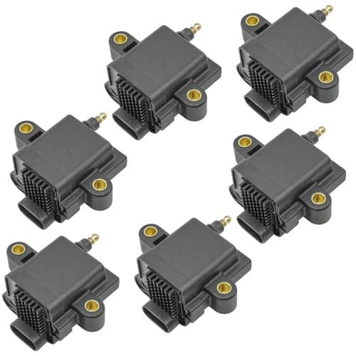 6-Pack Ignition Coils for Mercury Sport Jet 200 240 Hp 200Dfi 240EFI Jet Drive