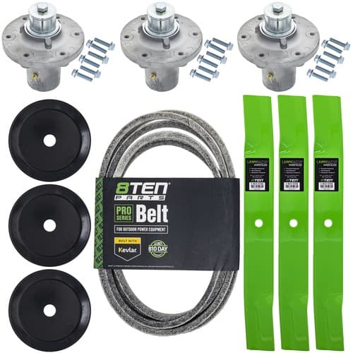 8TEN Blade Spindle Belt Kit for Ferris 500S 61-Inch 5104045S 1761761 84003174