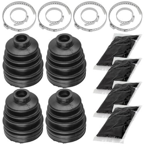 2 Rear Axle Inner Outer CV Boot Kit for Polaris RZR XP 4 1000 2014 2015 16 2017