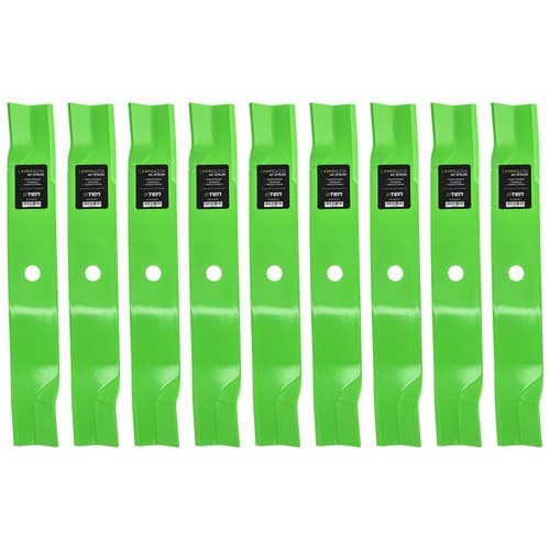 LawnRAZOR Blade for John Deere 737 757 TCU15881 M128485 M131958 High Lift 9 Pack
